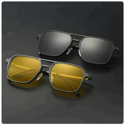 5-in-1 Magnetic Polerised Sunglasses