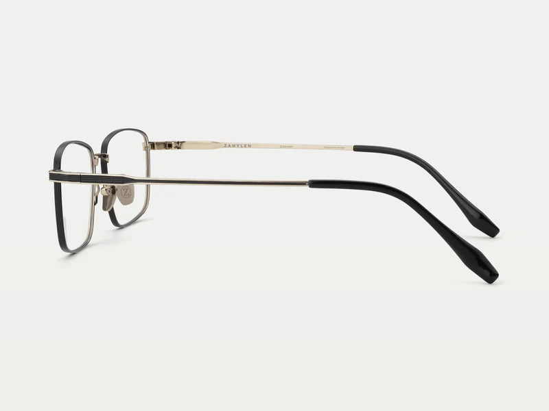 Titanium Rectangular Magnetic Clip-on Eyeglasses Sunglasses