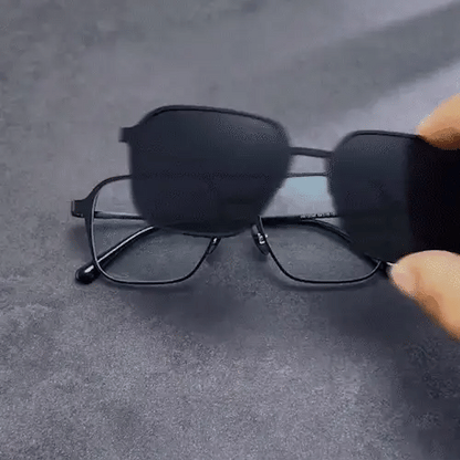 5-in-1 Magnetic Polerised Sunglasses